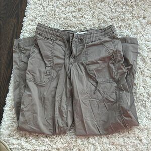 Hollister women's Cargo Pants in Taupe
